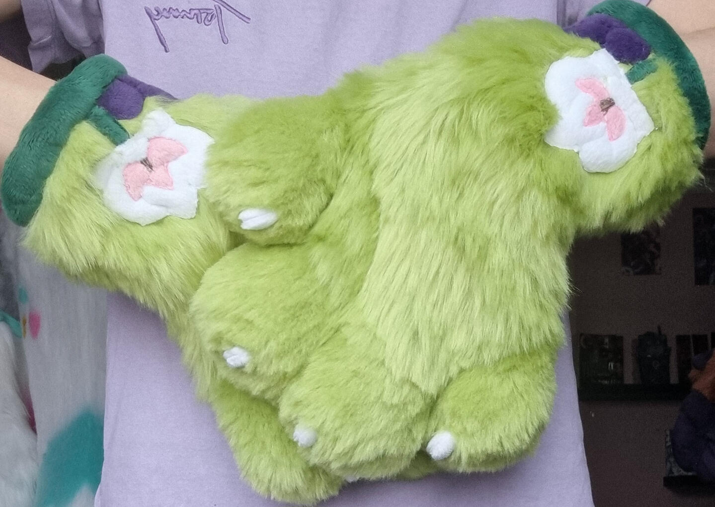 Floral hand paws 1